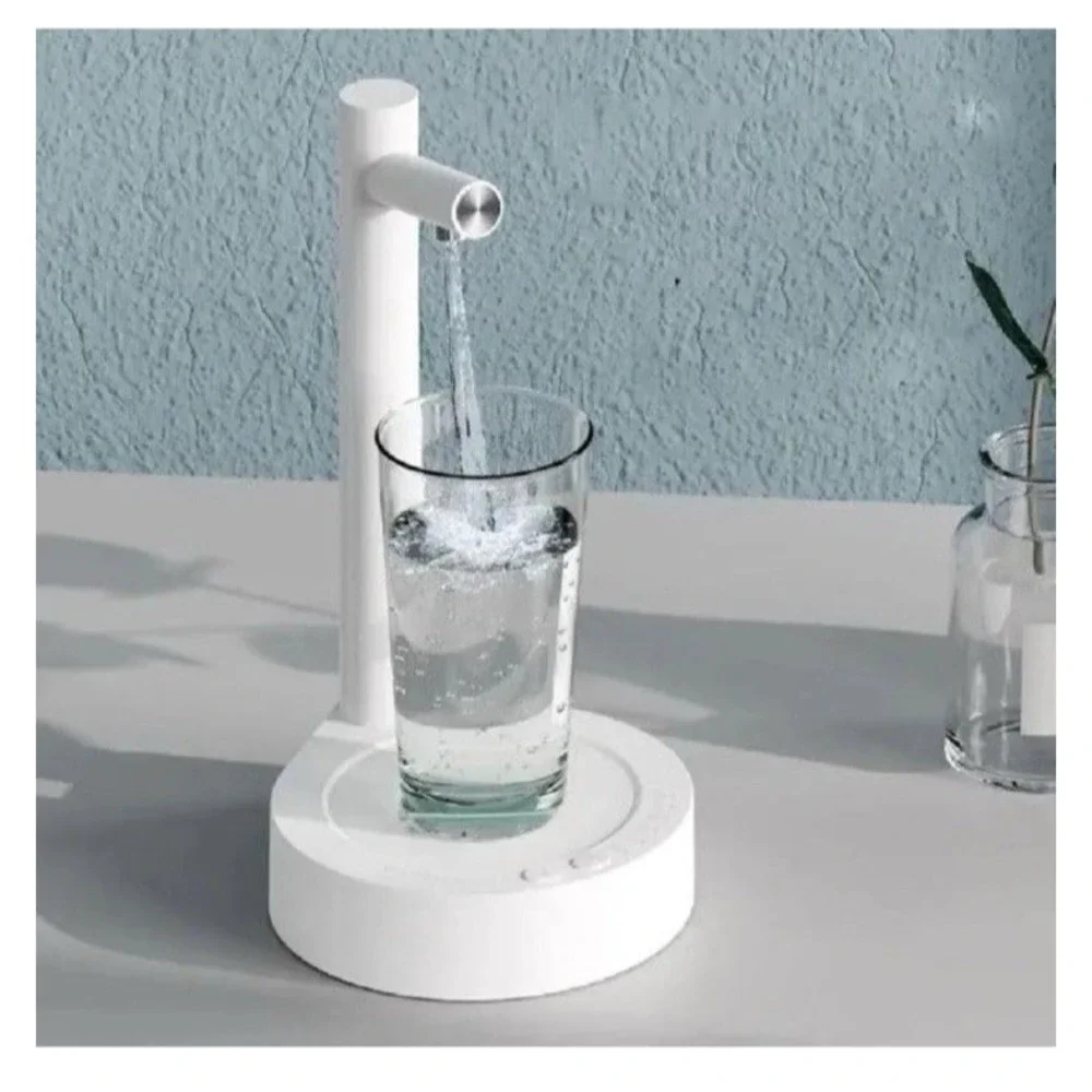 NEW‎ Smart Table Water Dispenser Automatic Electric Desktop Portable Pump White